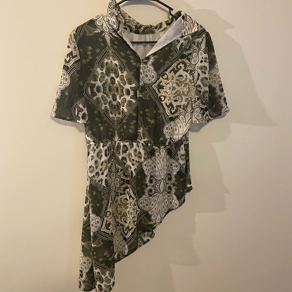 New York & Company Asymmetrical Top